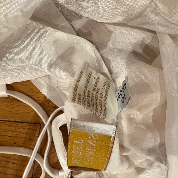 Vintage Victoria's Secret Gold Label Slip Dress Rose Sabrina Carpenter Bridal - Picture 12 of 12